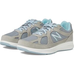 New Balance® (Women's 9 B) 877v1 Walking Shoes in Silver/Gray/Light Blue